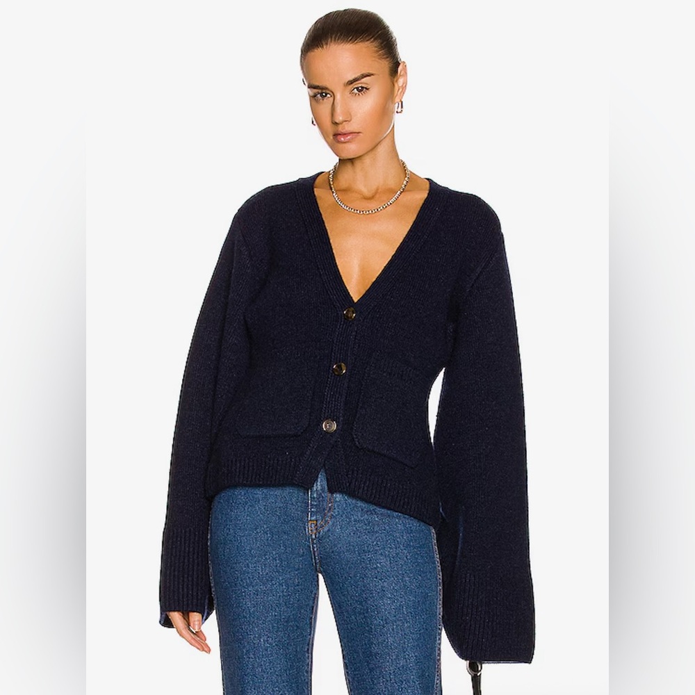 H&M Tapered Heavy Wool Cardigan
